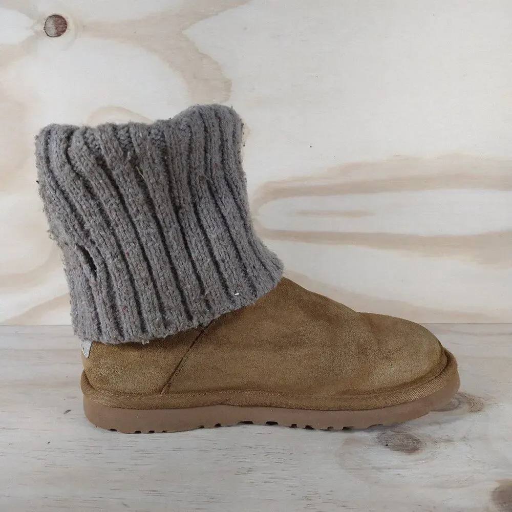 UGG Australia - ''Cambridge'' - Boots - Brown/Gray - Women's - 7 - S/N 1003175